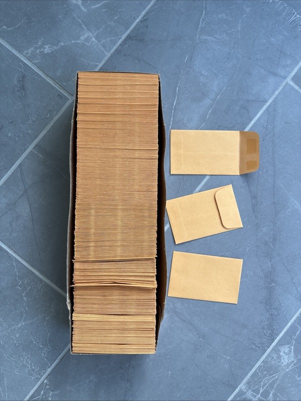 425 Kraft Coin / Seed Envelopes 2.25″ x 3.5″ #1 Small Parts Gummed Flap Envelope