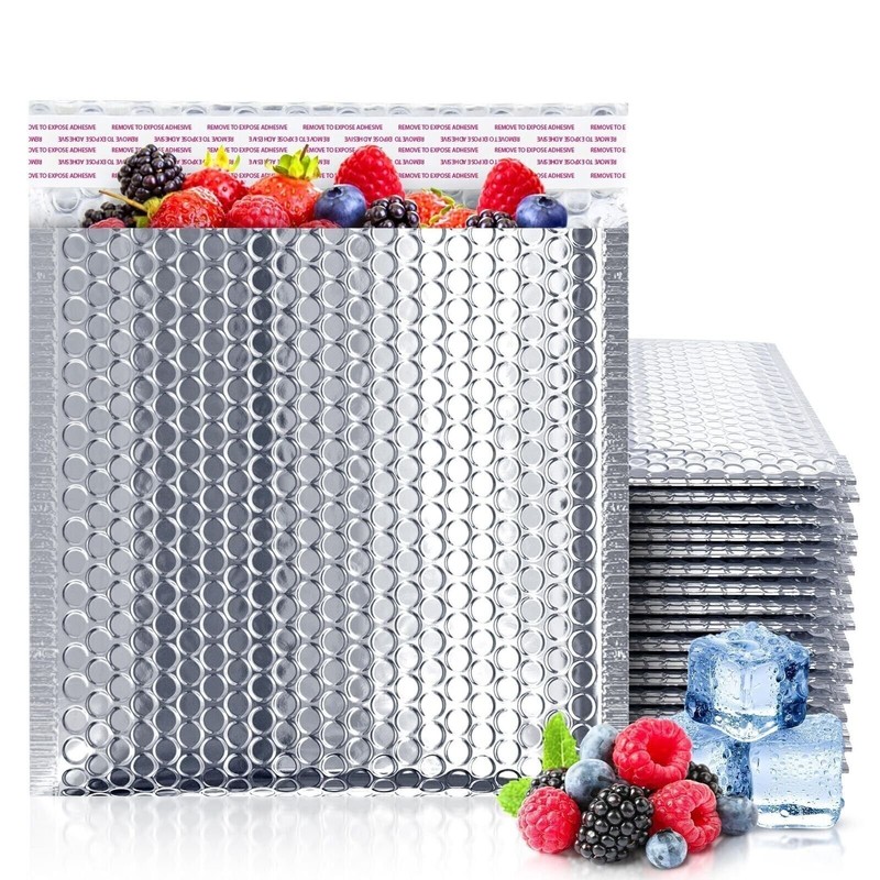 Thermal Bubble Mailer 10×10.5 in 100 Pack, Insulated, Waterproof, Cold Shipping