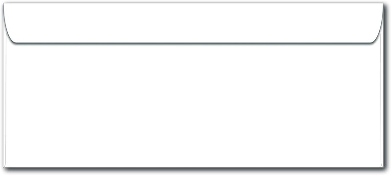 Business Envelopes #12 Size (4 3/4″ X 11″) – 24Lb Bond Bright White – 100 Pack