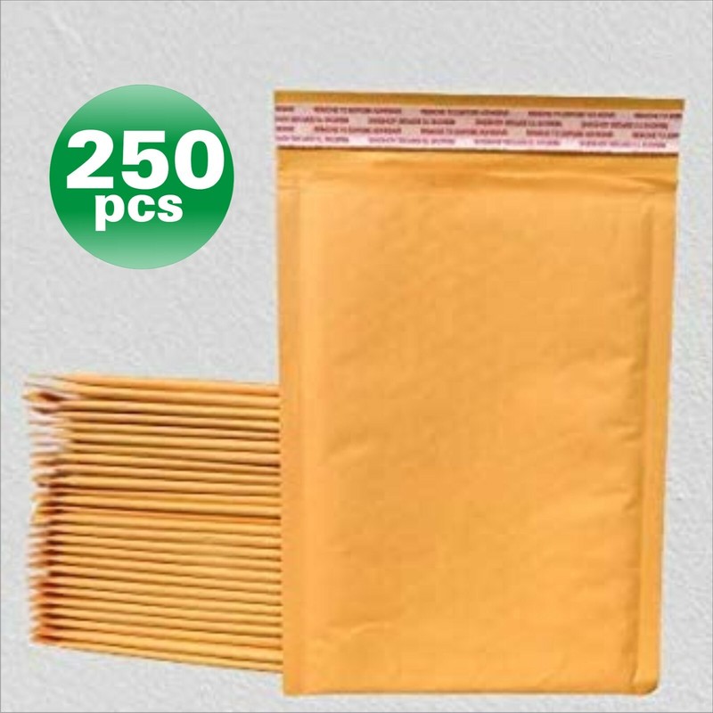 Polycyberusa® 250 #00 5 X 9 Kraft Bubble Mailers Padded Envelopes