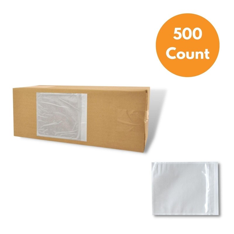 Clear Packing List Enclosed Envelopes 9.5"x12" Peel and Stick Adhesive 500 Pack gallery