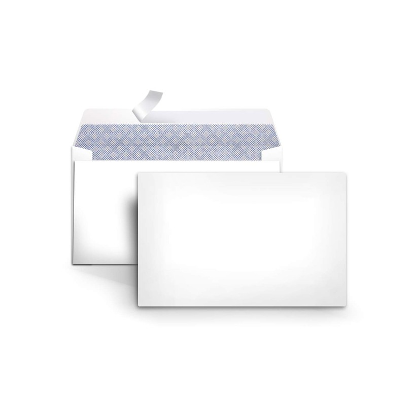 Amazon Basics Security Self-Seal Mailing Envelope, White, 6 100-Pack, White