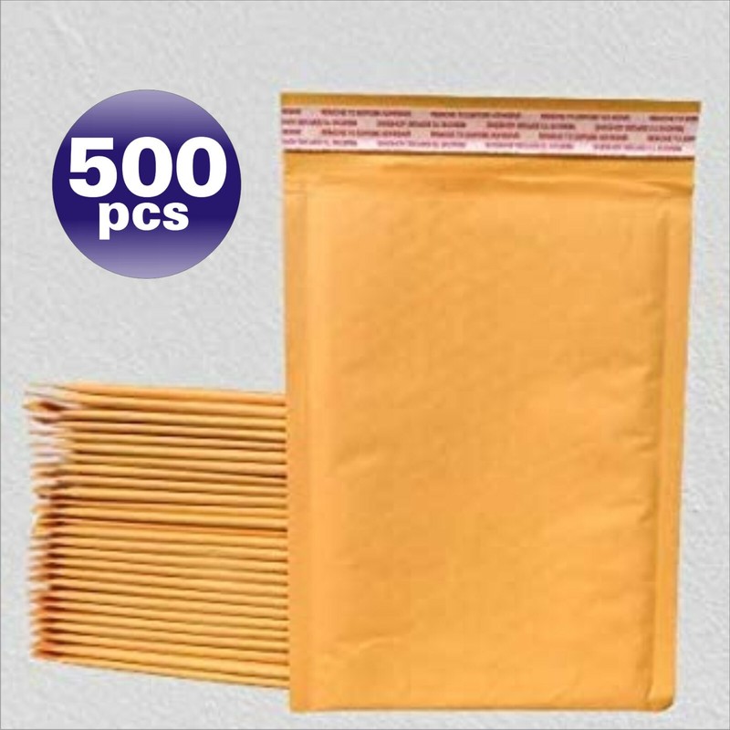 Yens® 500 #00 5×10 Kraft Bubble Padded Envelopes Mailers Inner 5×9