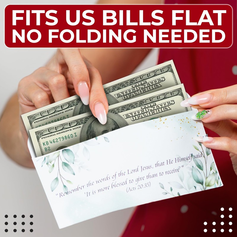 500 Count Offering Envelopes for Church Tithes Cash Giving Tithing Supply gallery