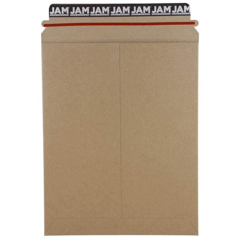 Stay-Flat Photo Mailer Envelopes with Peel & Seal Closure – 9 x 11 1/2 – Brow…