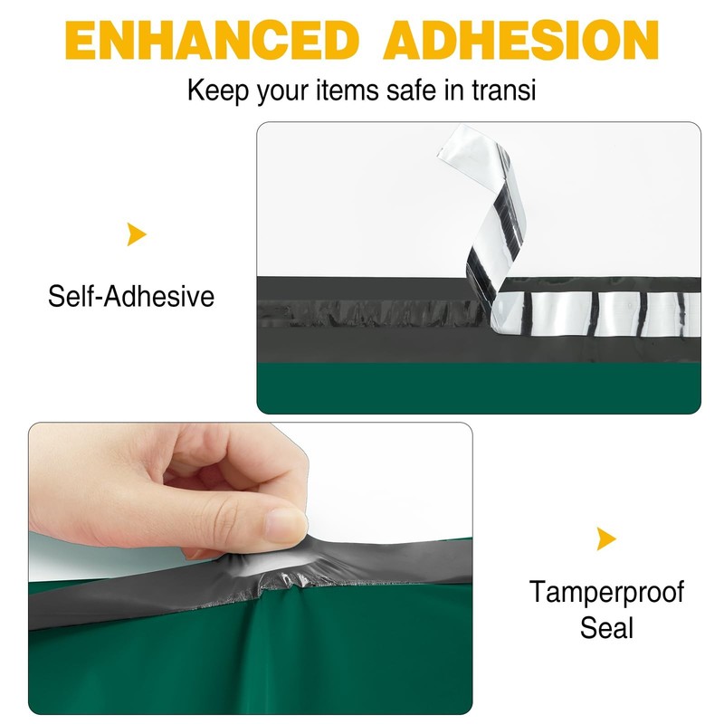 200pcs Poly Mailers 10x13 Inch Bags Ultramarine Green Envelopes Seal Mailers ... gallery
