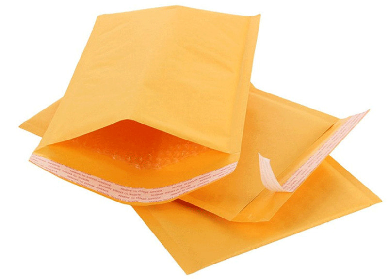 Zforce 50 PCS #000 4”x7” Kraft Bubble Mailer Shipping Envelopes Made in USA