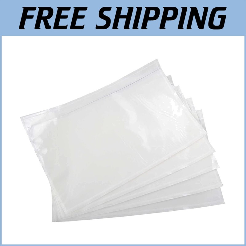 Self-Seal 7.5″ x 5.5″ Packing List Envelopes – 500 Count with Strong Adhesive