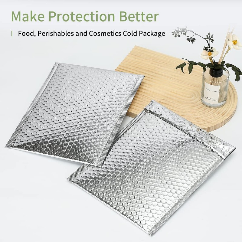 Thermal Bubble Mailer 8" x 11",Pack of 10 Insulated Mailers for Cold Shipping... gallery