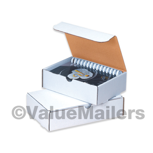 50 – 10 1/4 x 8 1/4 x 2 White Shipping Mailer Literature Box Packing boxes
