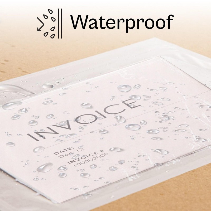 Clear Packing List Enclosed Envelopes 9.5"x12" Peel and Stick Adhesive 500 Pack gallery