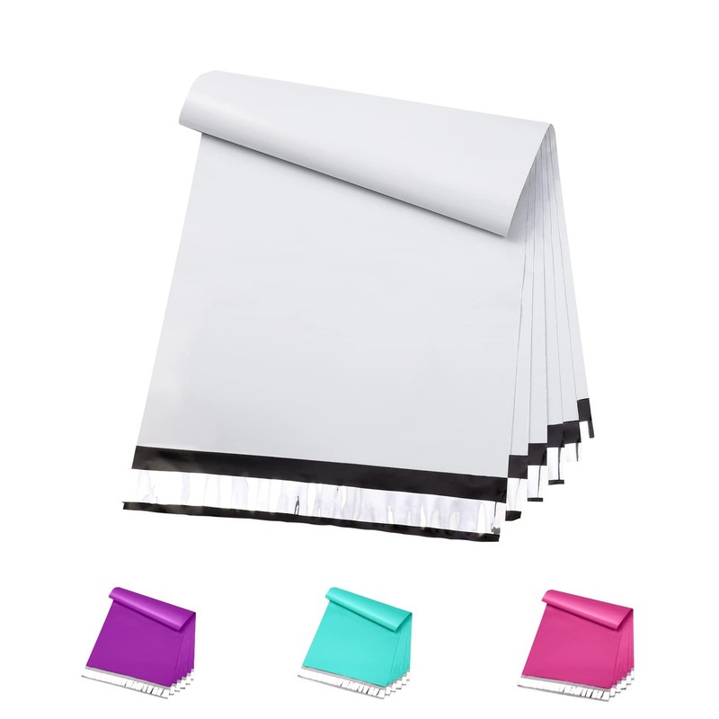 1000 Pack 6×9 inch White Poly Mailer Envelopes Shipping Bags with Self Adhesi…