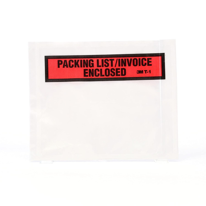 Top Print Packing List Envelope PLE-T1, 4-1/2 in X 5-1/2 In, 100 per Carton
