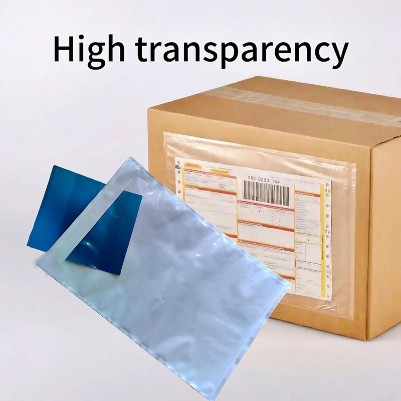 200PCS 6.7" X 10" Clear Packing List Envelopes, Self-Adhesive Packing Slip Pouch gallery