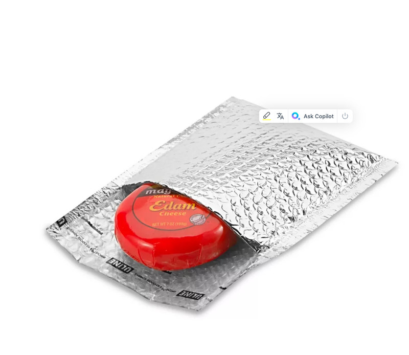 Thermal Insulated Bubble Mailer 6″ x 6.5″ – 10-Pack – Heat-Resistant & Lightw…