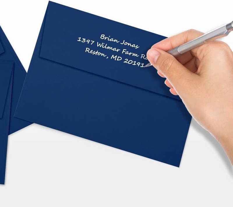 A7 Invitation Envelopes | Peel & Press | 5 1/4" x 7 1/4" | Navy Blue | 80lb. ... gallery