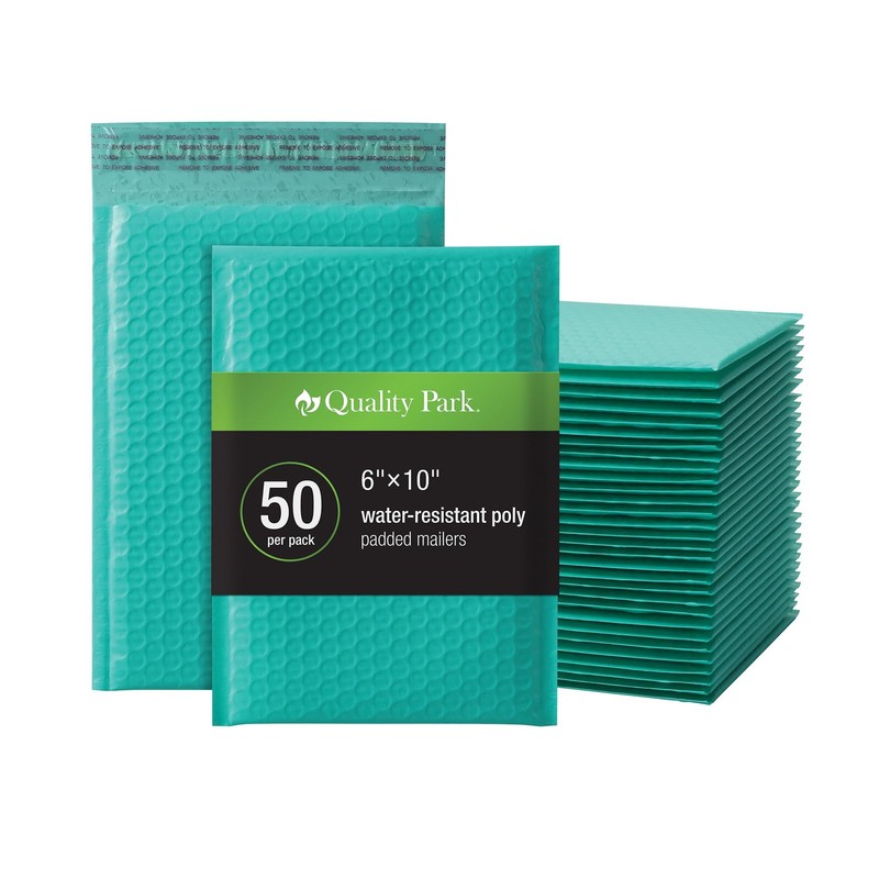 Bubble Mailers, 6 x 9 Inch, Teal Poly Mailers, Padded Envelopes, Envelopes, W…