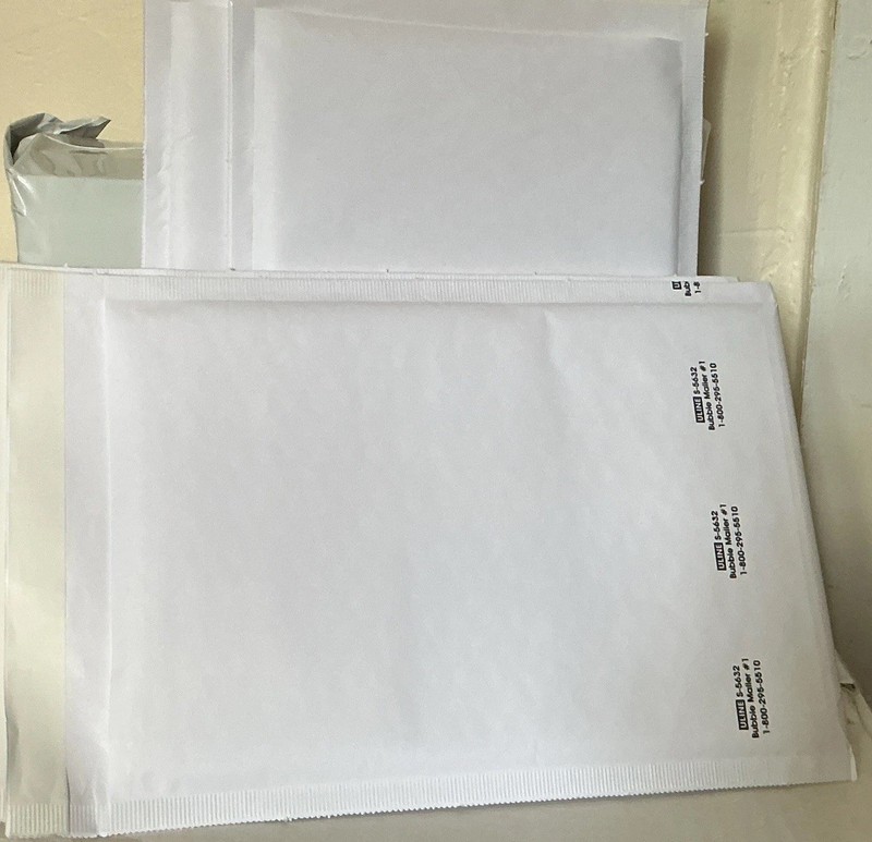 15pcs White Bubble Mailers Padded Envelopes Self-Sealing Shipping Bags Bulk gallery