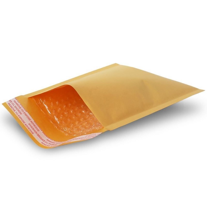 5x7 (18*13cm) Kraft Bubble Mailers Padded Envelope Shipping Bags Seal 200 Pack gallery