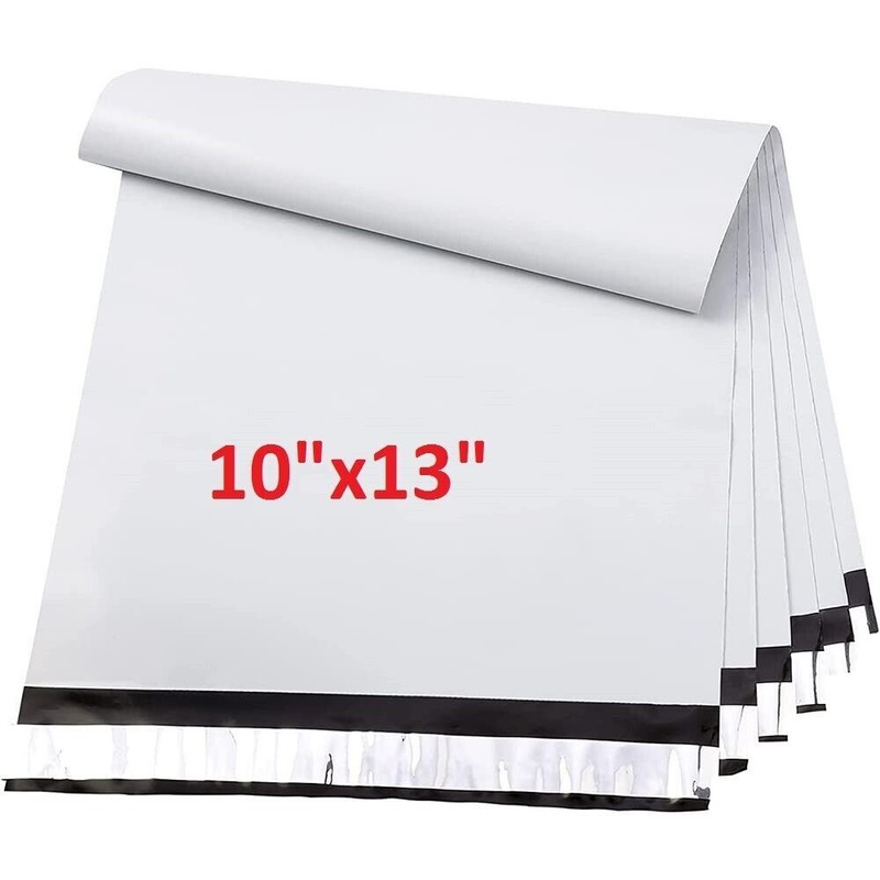 500 pcs 10″x13″ White Poly Mailers Shipping Bags Envelopes Packaging Premium Bag