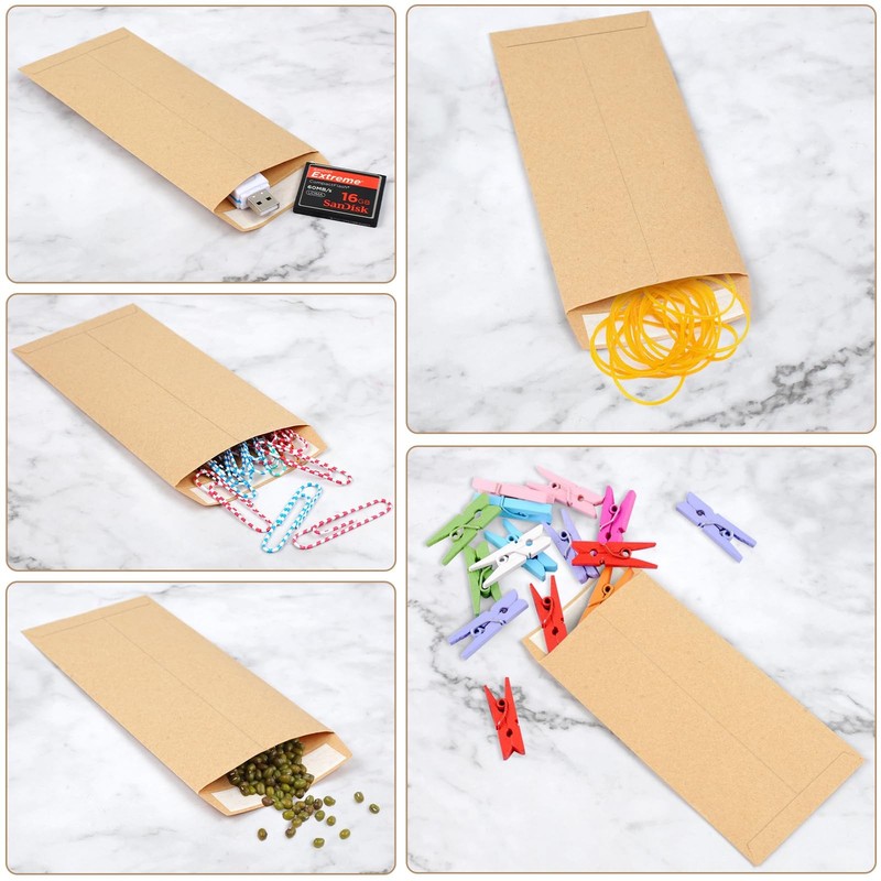 120 PCS Money Envelopes for Cash Paper, 6.5”x3.2” Small Cash Envelopes gallery