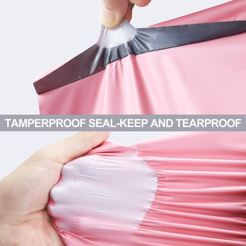 Poly Mailers 14.5x19 Inch Light Pink 100 Pack Large Shipping Bags #7 Strong T... gallery