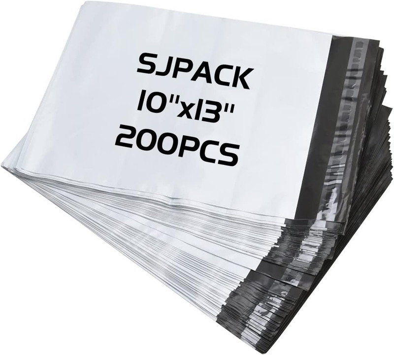 10x13-inch Poly Mailers 200pcs 2.5 Mil Envelopes Bags With Self-sealing Strip Wh gallery