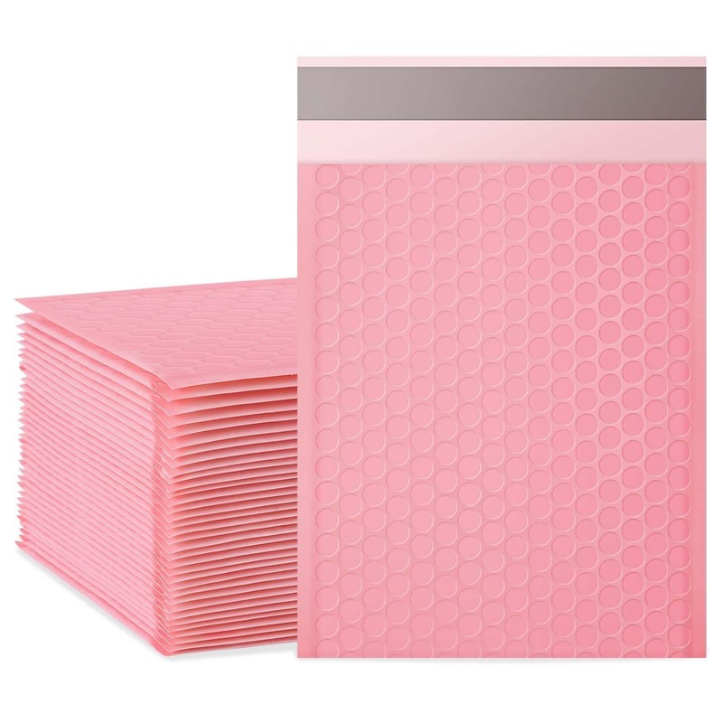 packbabol Bubble Mailers, 8.5×11 Inch Poly Padded Bubble Mailers Pack of 50 B…