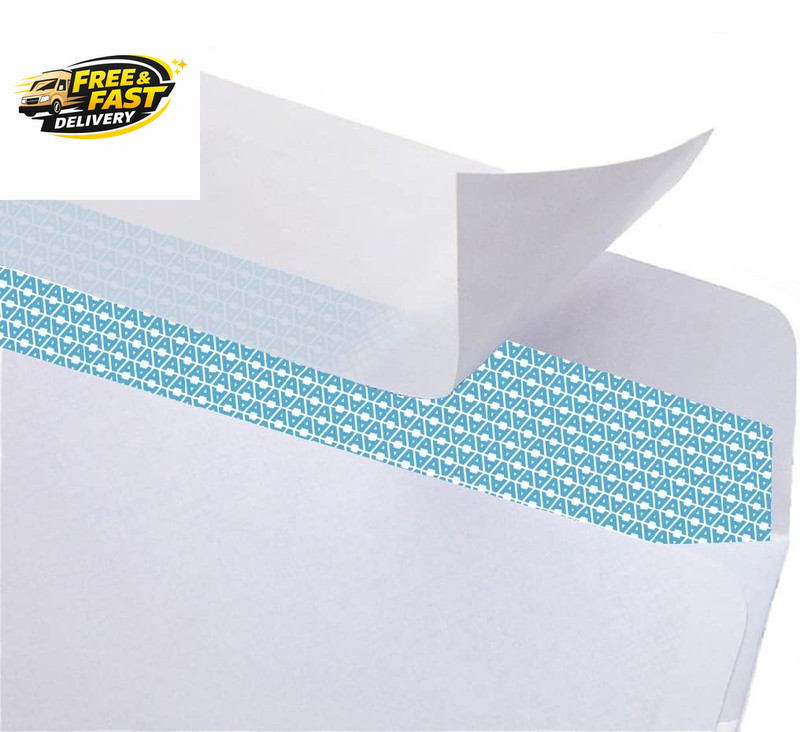 500#10 Security Self Seal Envelopes, Windowless, Premium Security Tint Pattern, gallery