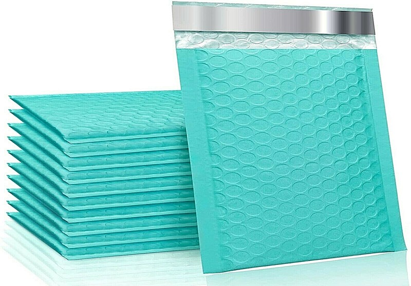 6×9” GREEN POLY BUBBLE MAILERS COLORS HIGH QUALITY