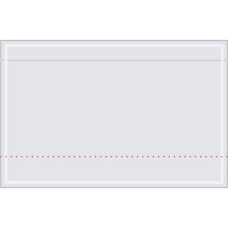 PL70 Clear Face Document Envelope, 10-3/4″ Length X 6-3/4″ Width X 2 Mil Thick (