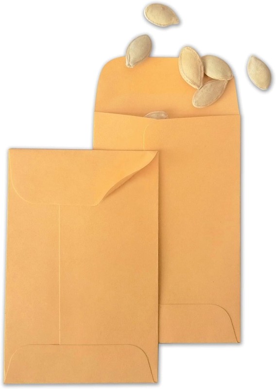 500 PCS Coin Envelopes, 2-1/2” x 4-1/4” inches Brown Kraft Envelopes Classic ... gallery