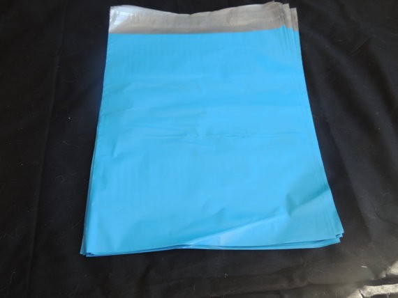 50 10x13 PINK AND BLUE POLY MAILERS ENVELOPES SHIPPING BAGS PLASTIC SELF SEAL gallery