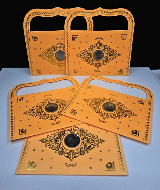 Diwali Shagun Envelopes Festivals / Gift Cash Envelopes (LOT OF 5) NEW