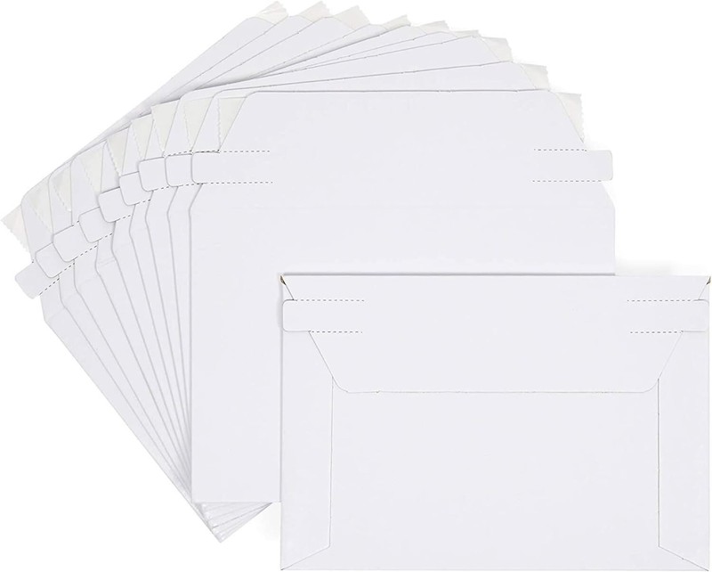 100- 6.5 x 4.5 PROLINE RIGID PHOTO SHIPPING FLATS CARDBOARD ENVELOPE MAILERS gallery