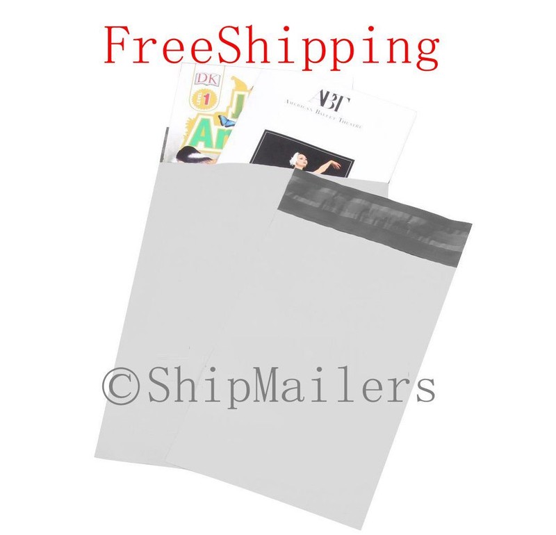 300 24X24 White Poly Mailer Self Sealing Shipping Envelopes Bags 2.35 Mil PM#9