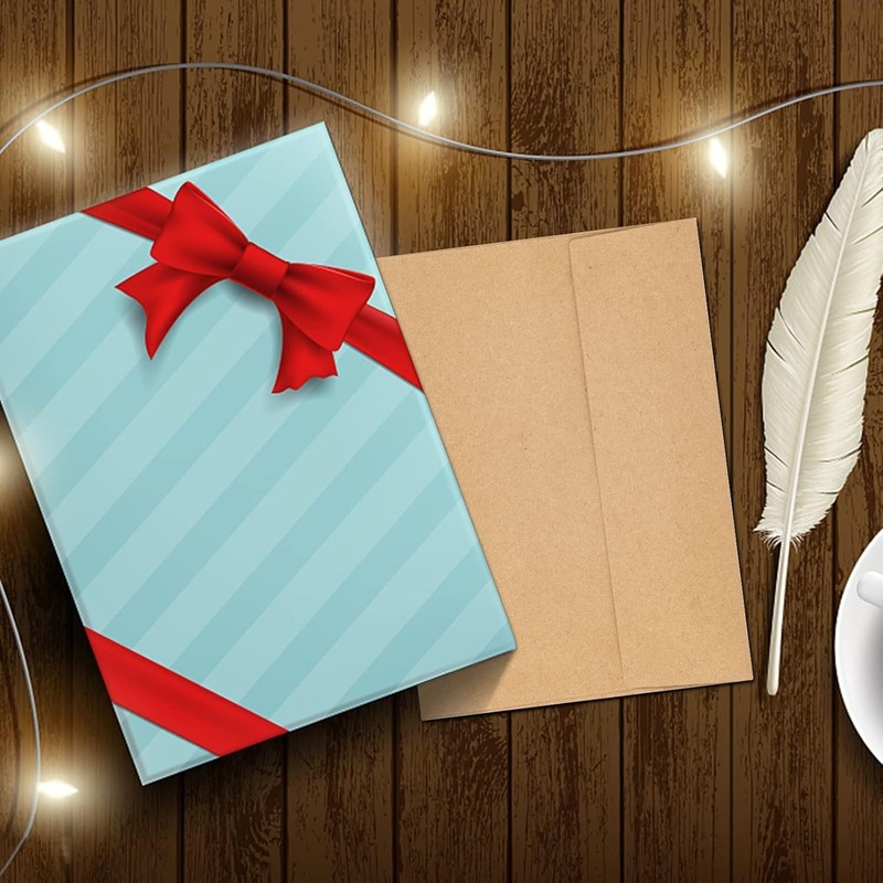 High-Quality 5x7 Self-Seal Kraft Envelopes - 50 Pack for Invitations & Postcards gallery