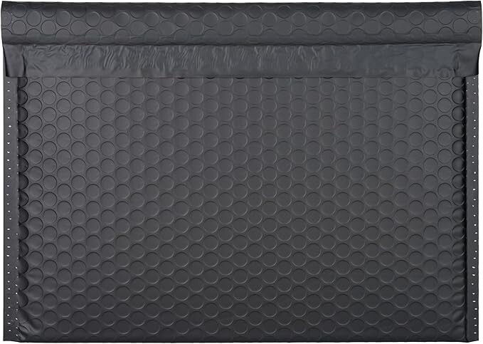 12×9″ Side-Opening Black Bubble Mailers SHIPPING PADDED 50 PCS BAGS HEAVY DUTY