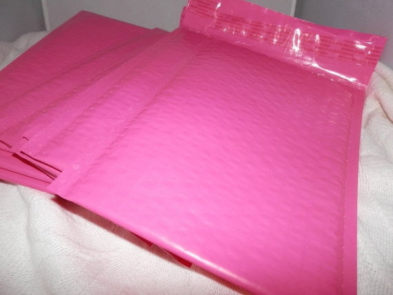 10 Hot Pink 6×9 Poly Bubble Mailers Bubble Mailing Padded Shipping Envelopes #0