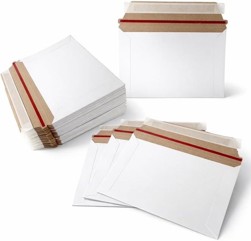 1000 - 6.5 x 4.5 PROLINE RIGID PHOTO SHIPPING FLATS CARDBOARD ENVELOPE MAILERS gallery