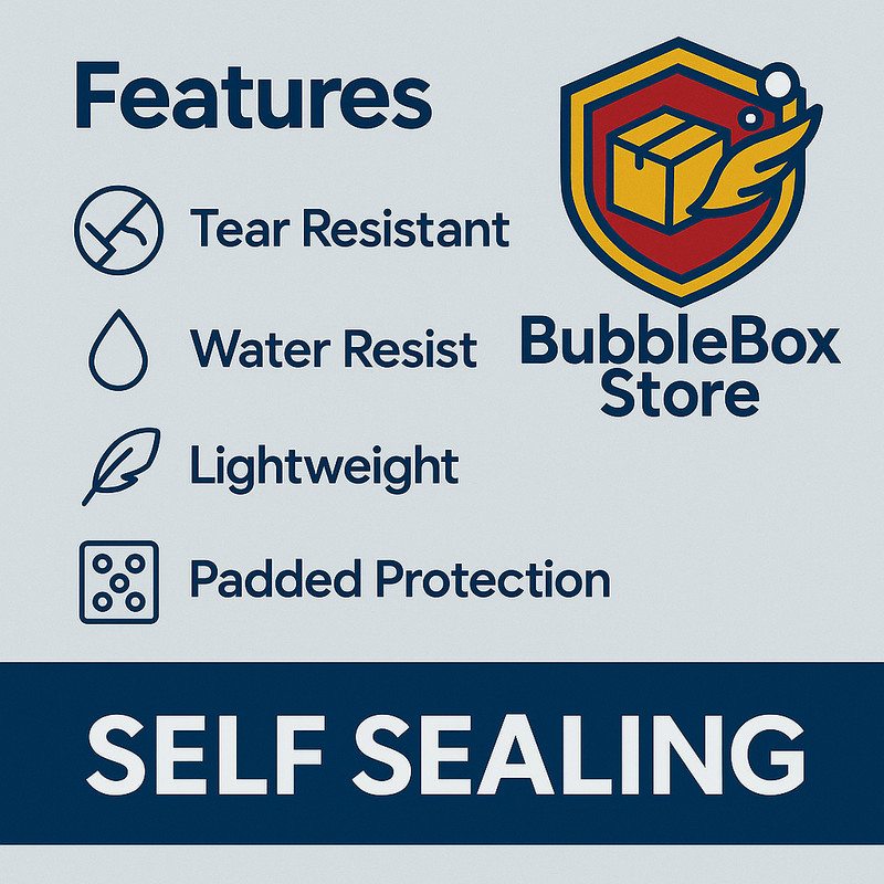 ANY SIZE POLY BUBBLE MAILERS SHIPPING PADDED BAGS MAILING ENVELOPES SELF SEAL gallery