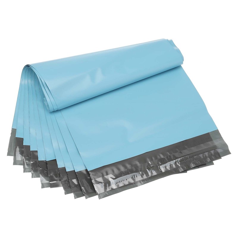 10.5x7.5 Inch Poly Mailers, 100 Pcs Shipping Bags for Clothing Blue
