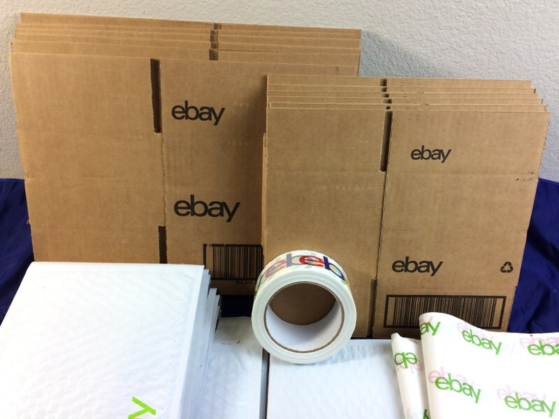Ebay Shipping Supplies KIT Padded MAILERS Bubble Envelopes, BOXES, Tissue &TAPE gallery