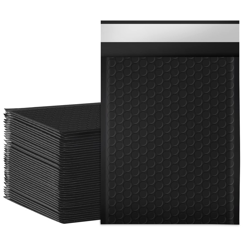Bubble Mailers, 6×9 Inch Poly Padded Bubble Mailers Pack of 50 Bubble Envelop…