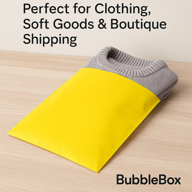 Yellow Poly Mailers Shipping Envelopes Self Seal Mailing Bags Choose Size Qty gallery