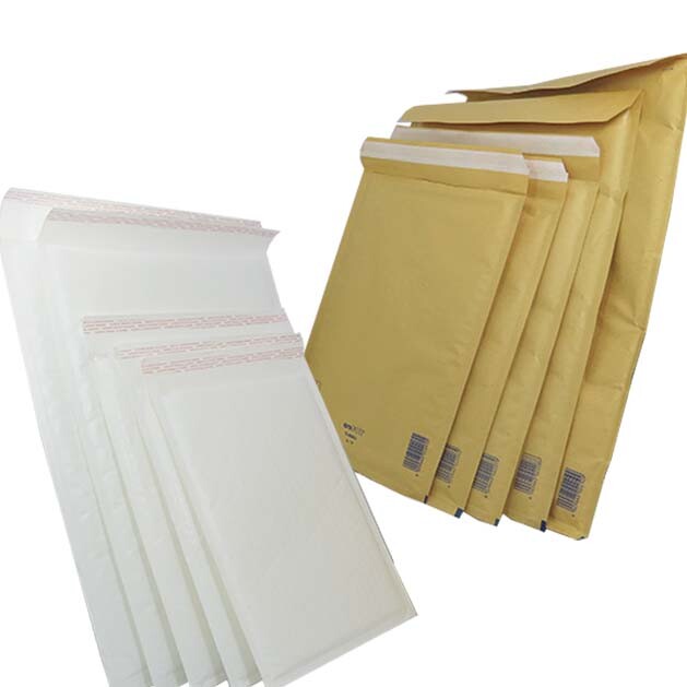 GOLD & WHITE QUALITY PADDED BUBBLE ENVELOPES BAGS *ALL SIZES/QTY'S* - TOP PRICES gallery