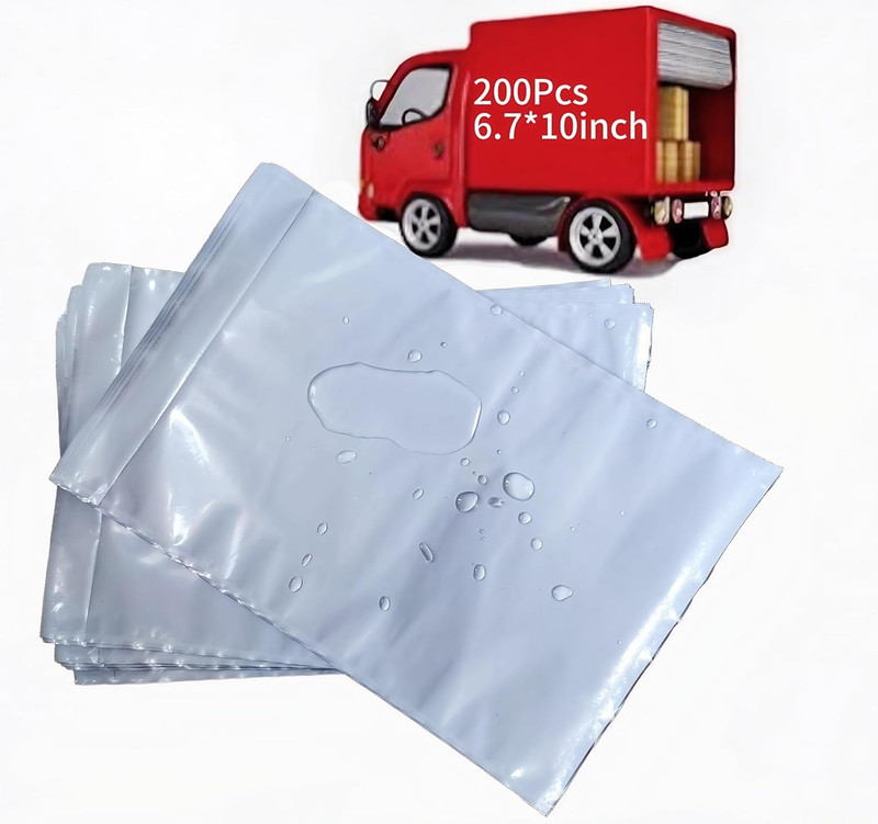 200PCS 6.7" X 10" Clear Packing List Envelopes, Self-Adhesive Packing Slip Pouch gallery