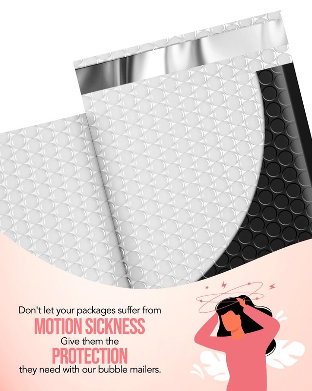 Black Bubble Mailers 8.5x12 large Padded Envelopes 25 Pack,Self-Seal Shipping... gallery