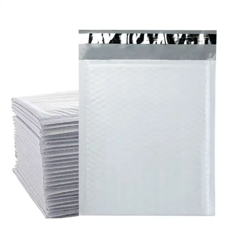 250 #0 6×10 White Strong Poly Bubble Padded Envelopes Mailers Shipping Bags