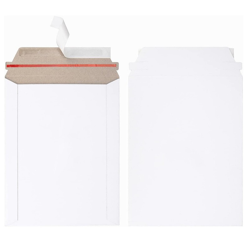 100-1000 300gsm Flat Photo Mailers Document Envelopes Cardboard Self Seal Mailer gallery